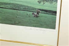 1992 Linda Hartough Signed Ltd Ed 10th Hole at Winged Foot 1052/1250 - Framed