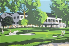 1996 US Open at Oakland Hills CC Ltd Ed Ken Reed Poster 174/500 - Framed