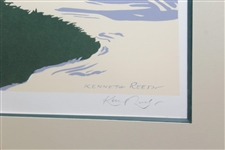 1996 US Open at Oakland Hills CC Ltd Ed Ken Reed Poster 174/500 - Framed