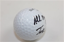 Tom Watson Signed Top-Flite XL Logo Golf Ball with 'All My Best' JSA ALOA