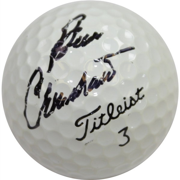Ben Crenshaw Signed Titleist 3 Logo Golf Ball JSA ALOA