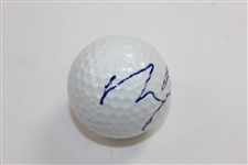 Nick Faldo Signed Titleist 2 Logo Golf Ball JSA ALOA