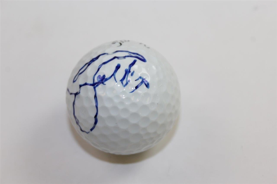 Nick Faldo Signed Titleist 2 Logo Golf Ball JSA ALOA