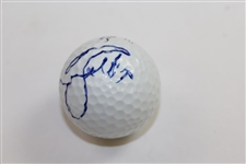 Nick Faldo Signed Titleist 2 Logo Golf Ball JSA ALOA