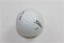 Nick Faldo Signed Titleist 2 Logo Golf Ball JSA ALOA