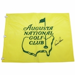 Arnold Palmer Signed Augusta National Golf Club Member Only Embroidered Flag JSA ALOA