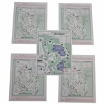 1996 Masters Tournament Thurs-Sunday (4) & Par 3 Contest Pairing Sheets - Nick Faldo Winner