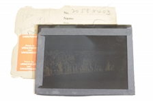 Original Bobby Jones 1930 Glass Negative - Walker Cup at Sandwich - 4 x 5