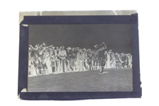 Original Bobby Jones 1930 Glass Negative - Walker Cup at Sandwich - 4 x 5