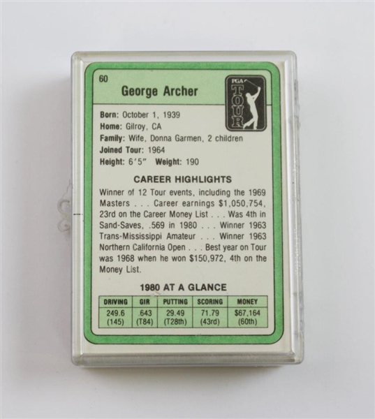 1981 Donruss Golf Card Set - Jack Nicklaus Rookie