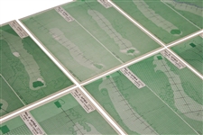 1966 Augusta National Golf Club The Masters APBA Golf Game 18 Cards 1 Per Hole Set No. 18M64