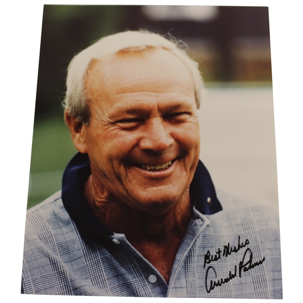 Arnold Palmer Signed 8x10 Color Photo JSA ALOA