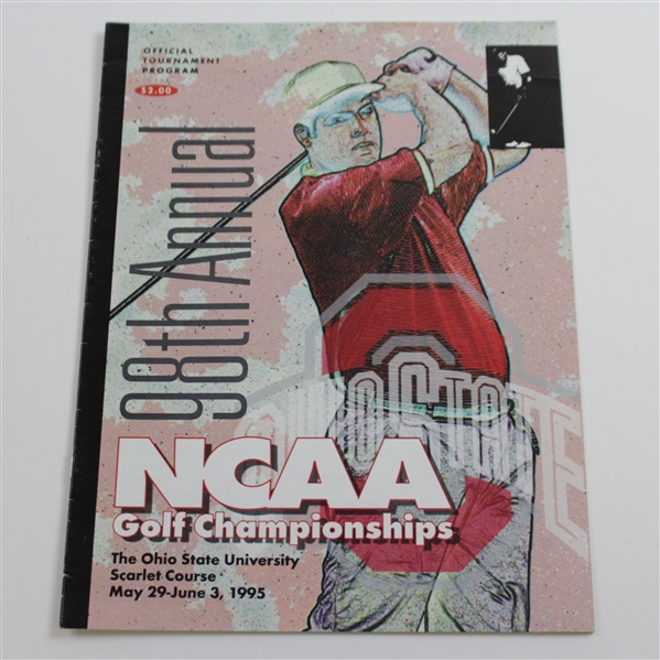 1995 NCAA Golf Championship Official Tournament Program - Woods on Stanford