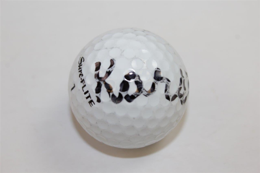 Karsten Solheim Signed Sure-Lite Logo Golf Ball JSA ALOA