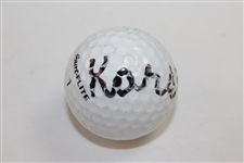 Karsten Solheim Signed Sure-Lite Logo Golf Ball JSA ALOA
