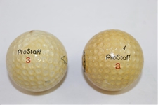 Two George Bush Vice President of The United States Logo Golf Balls with Original Box