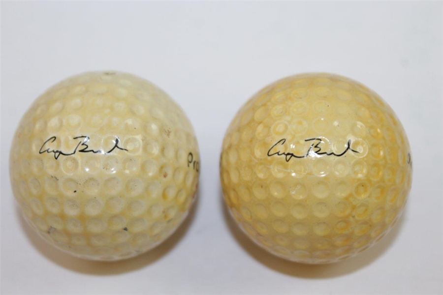 Two George Bush Vice President of The United States Logo Golf Balls with Original Box