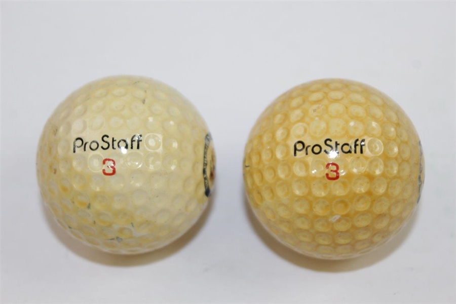 Two George Bush Vice President of The United States Logo Golf Balls with Original Box