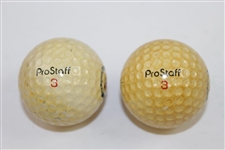 Two George Bush Vice President of The United States Logo Golf Balls with Original Box