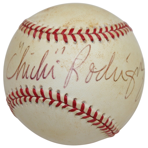 Chi-Chi Rodriguez Signed American League Official Ball Baseball JSA ALOA