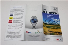 Brooks Koepka Signed 2017 US Open at Erin Hills Sunday Final Rd Ticket JSA ALOA