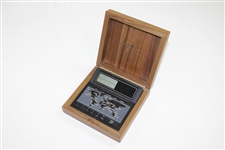 1995 PGA Senior Championship Champions' Dinner World Clock Gift in Original Wood Box