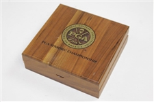 1995 PGA Senior Championship Champions' Dinner World Clock Gift in Original Wood Box