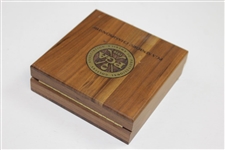 1995 PGA Senior Championship Champions' Dinner World Clock Gift in Original Wood Box