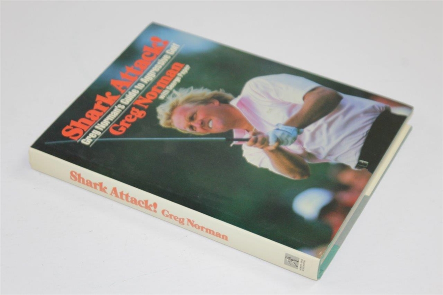 Greg Norman Signed 'Shark Attack: Greg Norman's Guide to Aggressive Golf' Book JSA ALOA