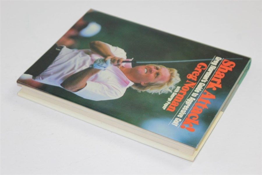 Greg Norman Signed 'Shark Attack: Greg Norman's Guide to Aggressive Golf' Book JSA ALOA
