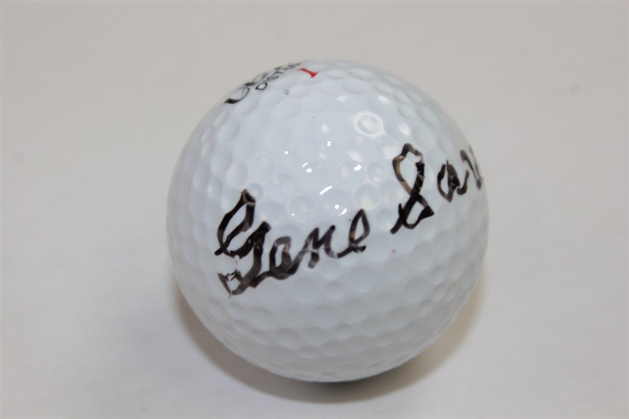 Gene Sarazen Signed Wilson UltraDistance Logo Golf Ball JSA ALOA
