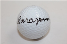 Gene Sarazen Signed Wilson UltraDistance Logo Golf Ball JSA ALOA