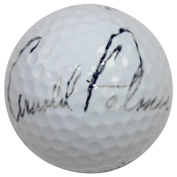 Arnold Palmer Signed TopFlite XL Logo Golf Ball JSA ALOA
