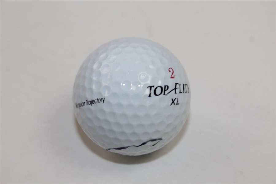 Arnold Palmer Signed TopFlite XL Logo Golf Ball JSA ALOA