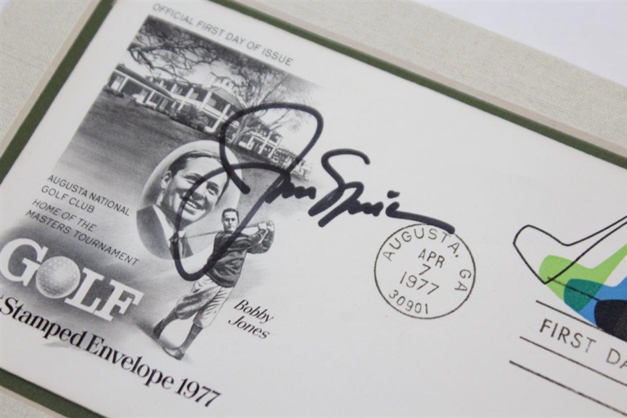 Jack Nicklaus Signed 1977 First Day Issue Cachet JSA ALOA