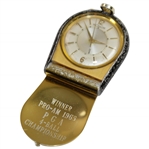 1965 PGA 4-Ball Championship Pro-Am LeCoultre Awarded Pocket Watch In Working Condition!