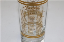 2020 Masters Tournament 22K Gold Ltd Ed Commemorative Champions Glass in Original Box
