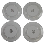 2020 Masters Tournament Home Collection Tartan Cocktail Plates in Original Box - Four