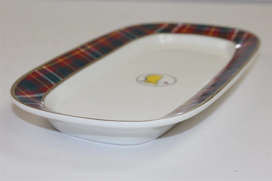 2020 Masters Tournament Home Collection Tartan Serving Tray in Original Box - New