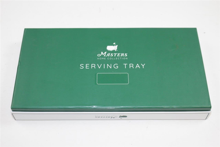 2020 Masters Tournament Home Collection Tartan Serving Tray in Original Box - New