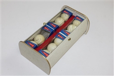 Classic Champagne Tony Lema Kroydon Golf Balls in Decorative Rol-Top Gift Pak - Unique