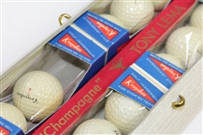 Classic Champagne Tony Lema Kroydon Golf Balls in Decorative Rol-Top Gift Pak - Unique