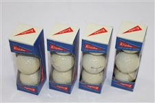 Classic Champagne Tony Lema Kroydon Golf Balls in Decorative Rol-Top Gift Pak - Unique