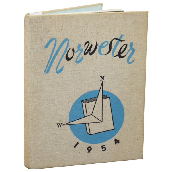 Jack Nicklaus Signed The 1954 Norwester High School Yearbook - Senior Year JSA ALOA
