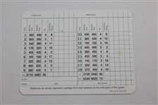 Arnold Palmer Signed Augusta National Golf Club Scorecard with Inscription JSA ALOA