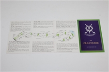 Peter Thomson Signed St. Andrews The Old Course Souvenir Scorecard JSA ALOA