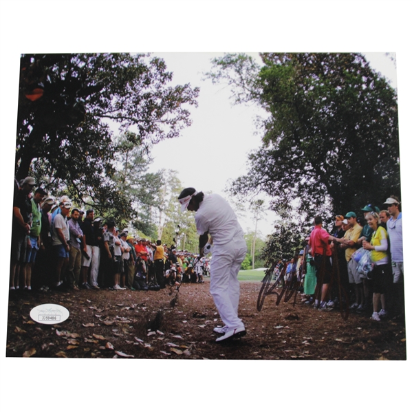 Bubba Watson Signed 2012 Masters Pine Needles Save 8x10 Photo JSA #JJ59486