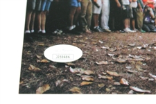 Bubba Watson Signed 2012 Masters 'Pine Needles Save' 8x10 Photo JSA #JJ59486