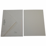 2020 Masters Champions Club Dinner Invitation Hosted by Tiger Woods with Envelope - Wow!