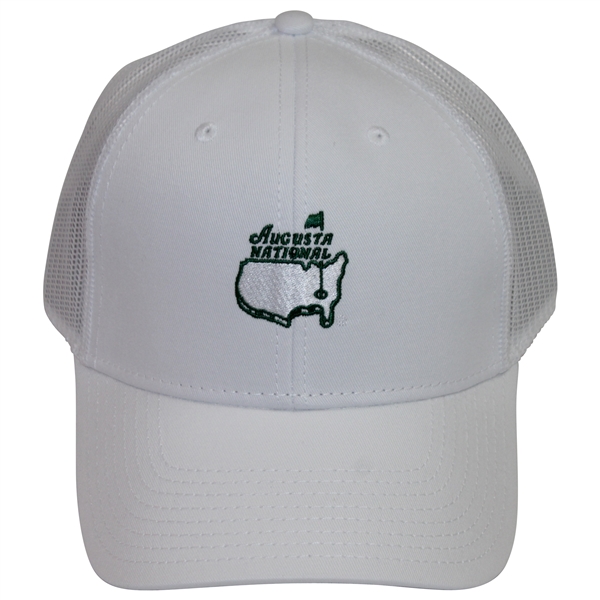 Augusta National Golf Club White Members Trucker Hat - Unused